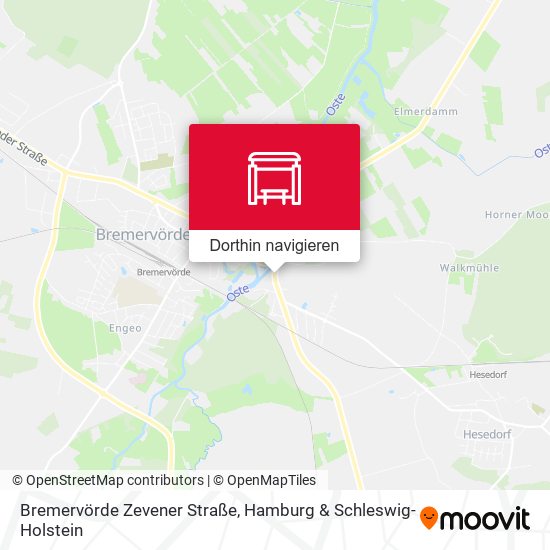Bremervörde Zevener Straße Karte