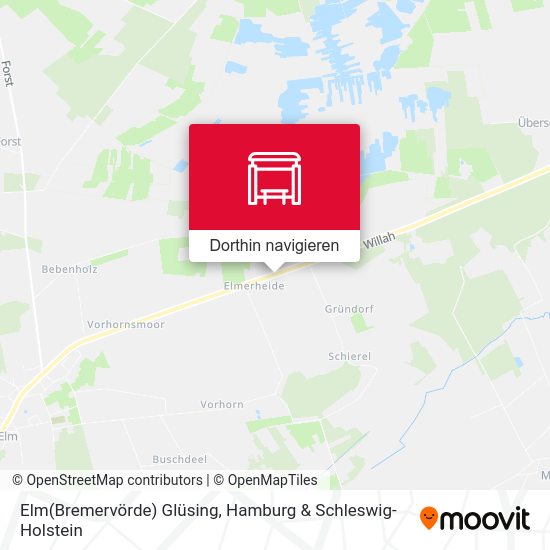 Elm(Bremervörde) Glüsing Karte