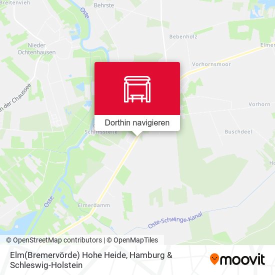 Elm(Bremervörde) Hohe Heide Karte