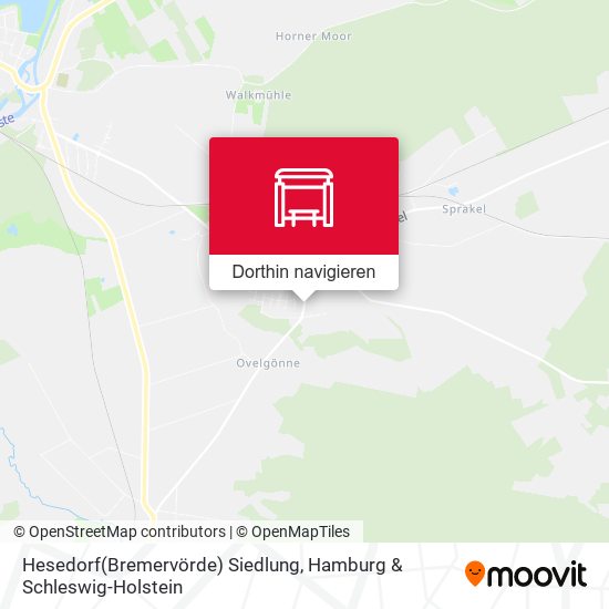 Hesedorf(Bremervörde) Siedlung Karte