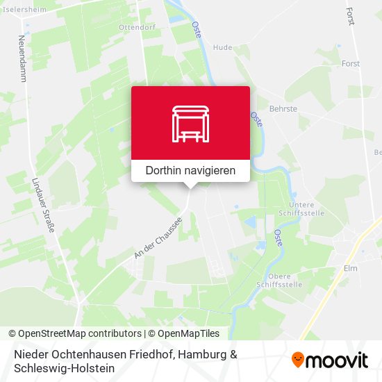 Nieder Ochtenhausen Friedhof Karte