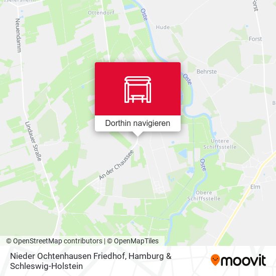 Nieder Ochtenhausen Friedhof Karte