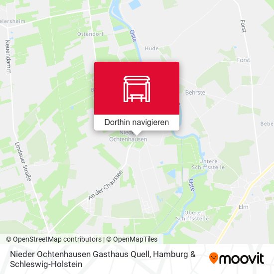 Nieder Ochtenhausen Gasthaus Quell Karte