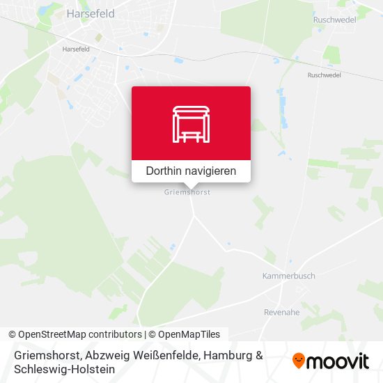 Griemshorst, Abzweig Weißenfelde Karte