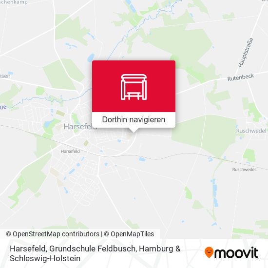 Harsefeld, Grundschule Feldbusch Karte