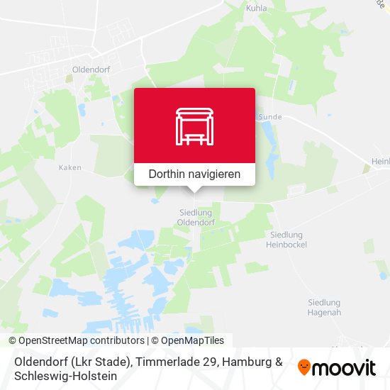 Oldendorf (Lkr Stade), Timmerlade 29 Karte