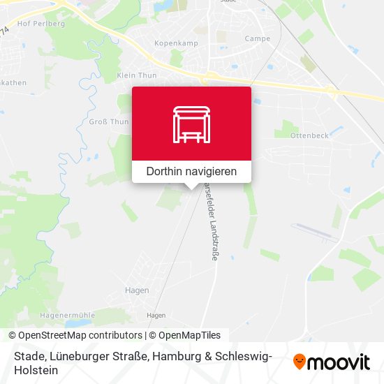 Stade, Lüneburger Straße Karte