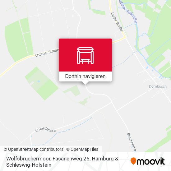 Wolfsbruchermoor, Fasanenweg 25 Karte