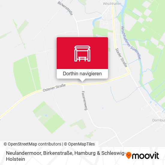 Neulandermoor, Birkenstraße Karte