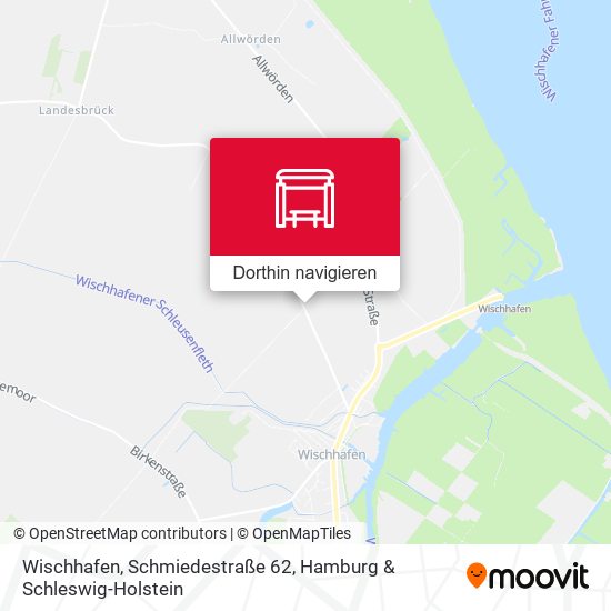 Wischhafen, Schmiedestraße 62 Karte