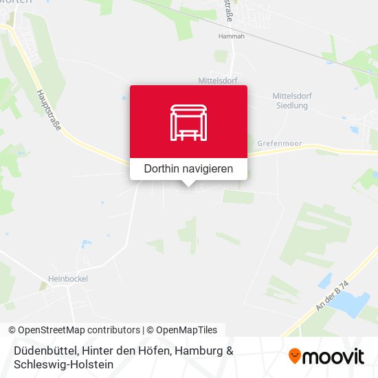 Düdenbüttel, Hinter den Höfen Karte