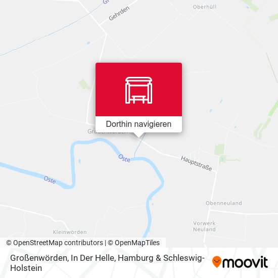 Großenwörden, In Der Helle Karte