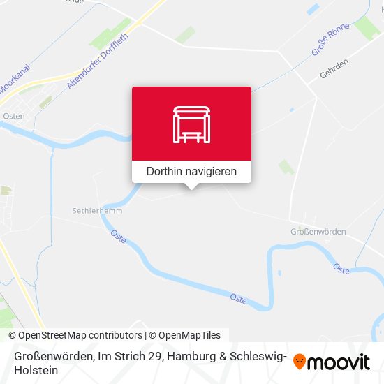 Großenwörden, Im Strich 29 Karte