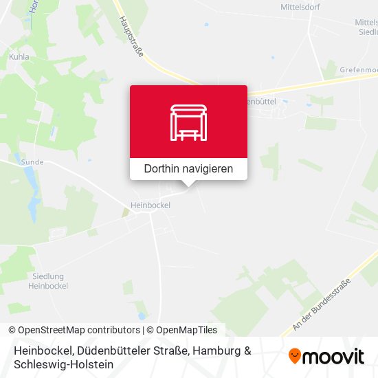 Heinbockel, Düdenbütteler Straße Karte