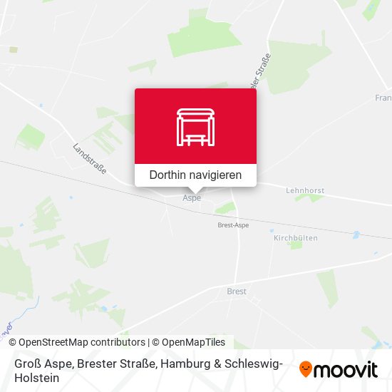 Groß Aspe, Brester Straße Karte