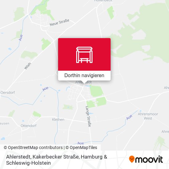 Ahlerstedt, Kakerbecker Straße Karte