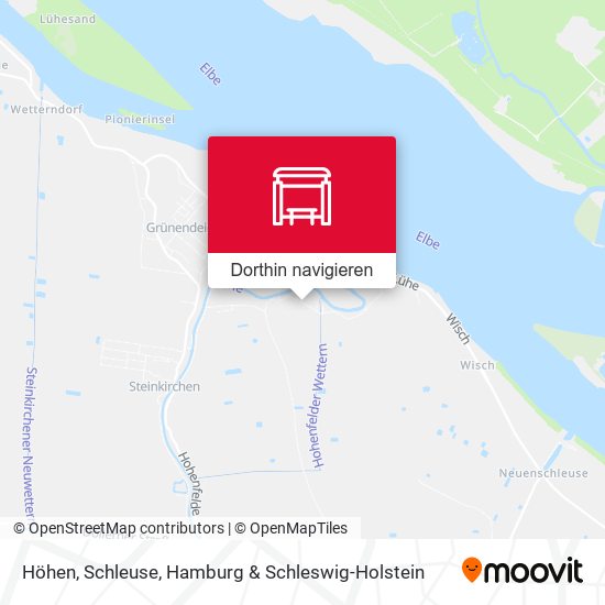 Höhen, Schleuse Karte