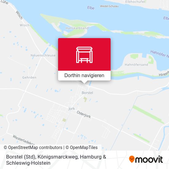Borstel (Std), Königsmarckweg Karte