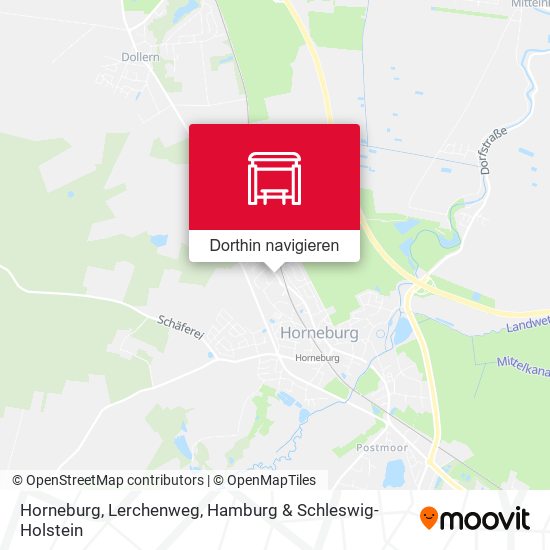 Horneburg, Lerchenweg Karte