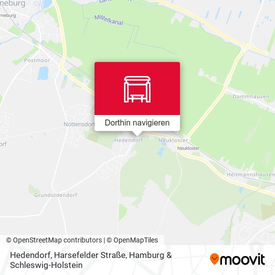 Hedendorf, Harsefelder Straße Karte