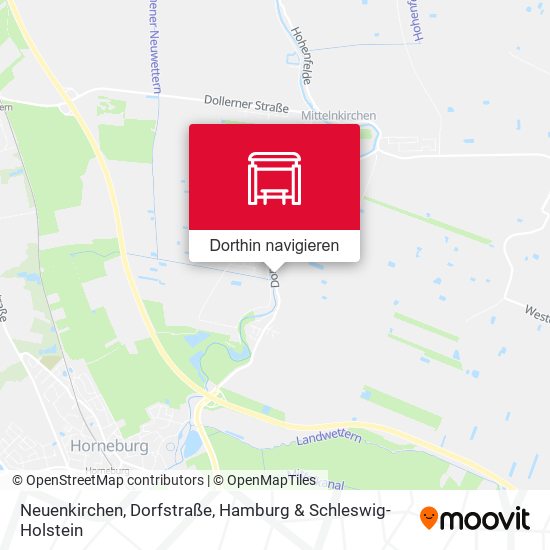 Neuenkirchen, Dorfstraße Karte