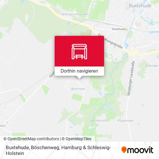 Buxtehude, Böschenweg Karte