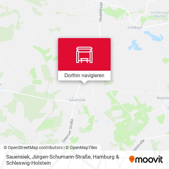 Sauensiek, Jürgen-Schumann-Straße Karte