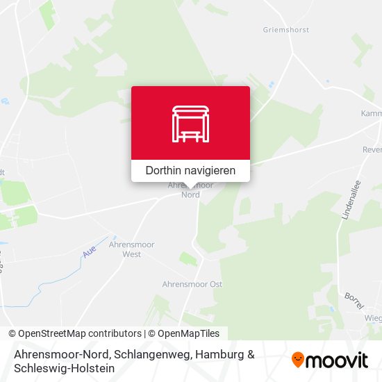 Ahrensmoor-Nord, Schlangenweg Karte