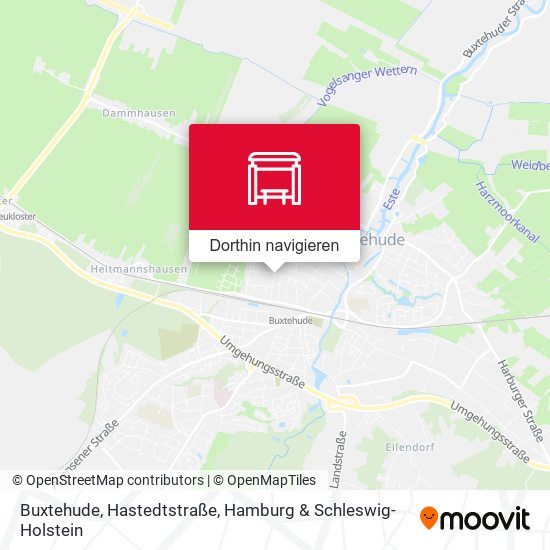 Buxtehude, Hastedtstraße Karte