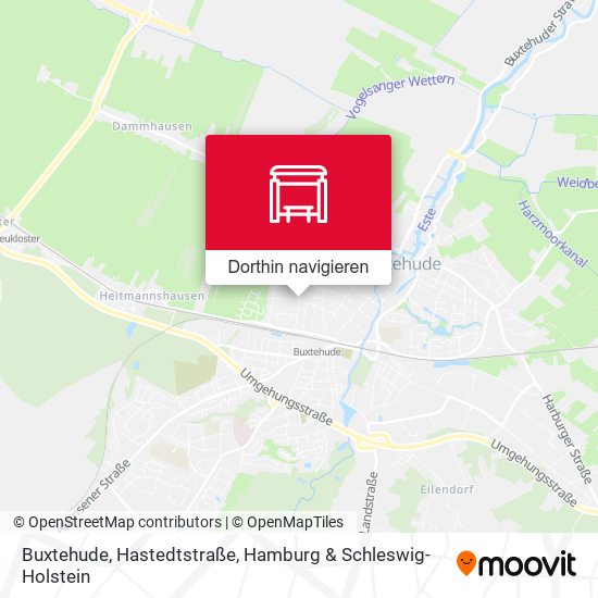 Buxtehude, Hastedtstraße Karte