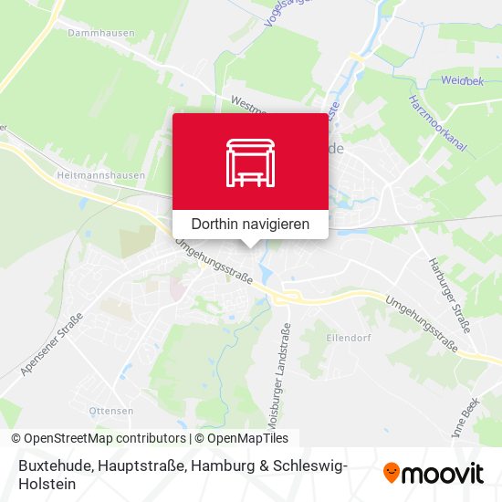 Buxtehude, Hauptstraße Karte