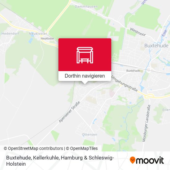 Buxtehude, Kellerkuhle Karte