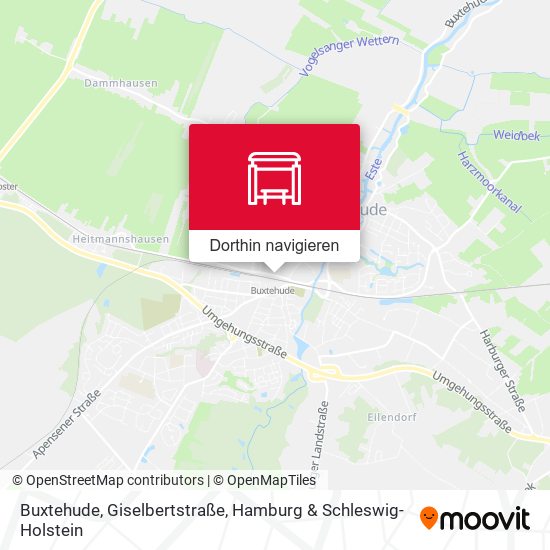 Buxtehude, Giselbertstraße Karte