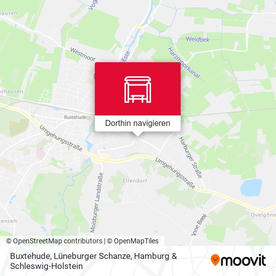 Buxtehude, Lüneburger Schanze Karte