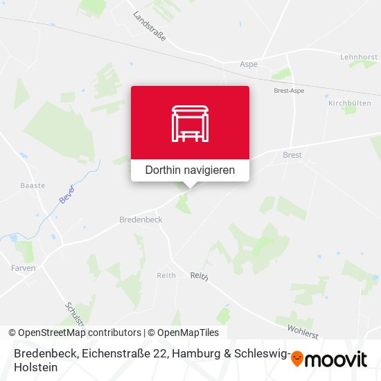 Bredenbeck, Eichenstraße 22 Karte