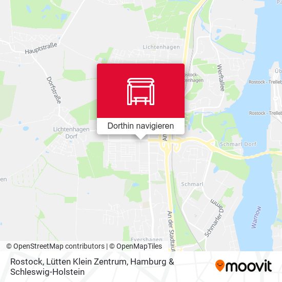 Rostock, Lütten Klein Zentrum Karte