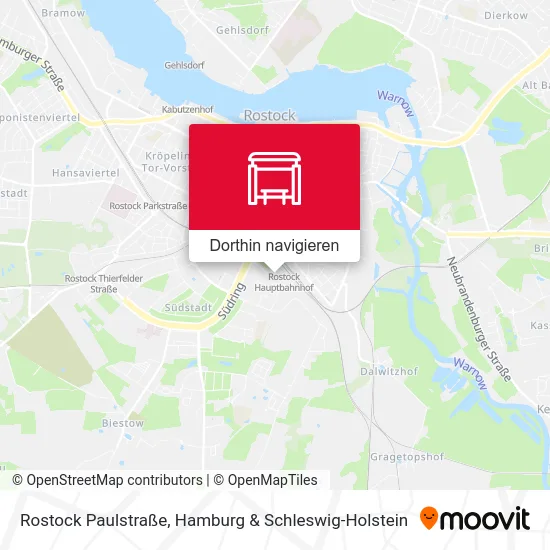 Rostock Paulstraße Karte