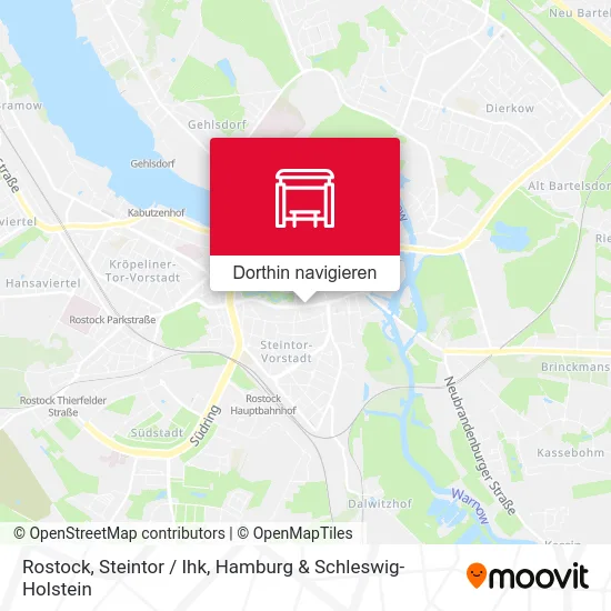 Rostock, Steintor / Ihk Karte