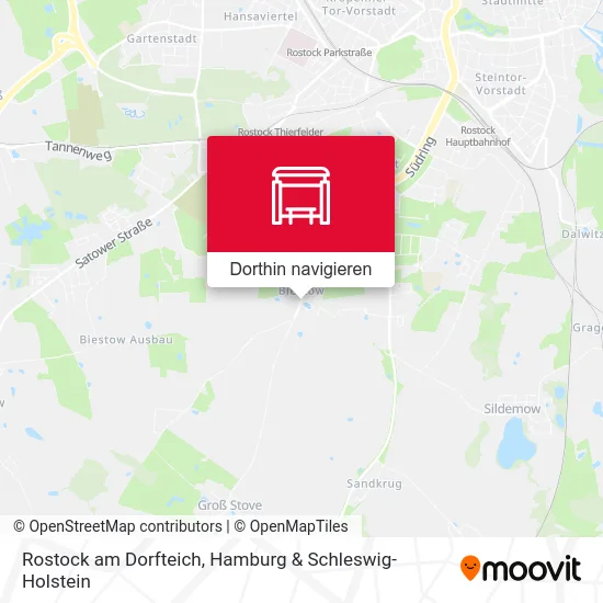 Rostock am Dorfteich Karte