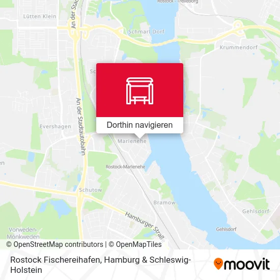 Rostock Fischereihafen Karte