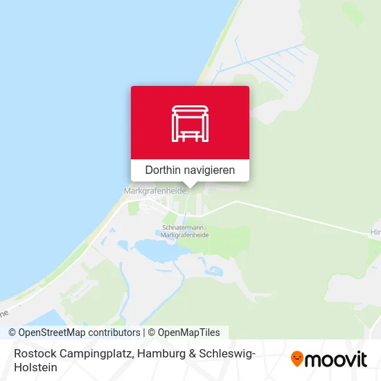 Rostock Campingplatz Karte