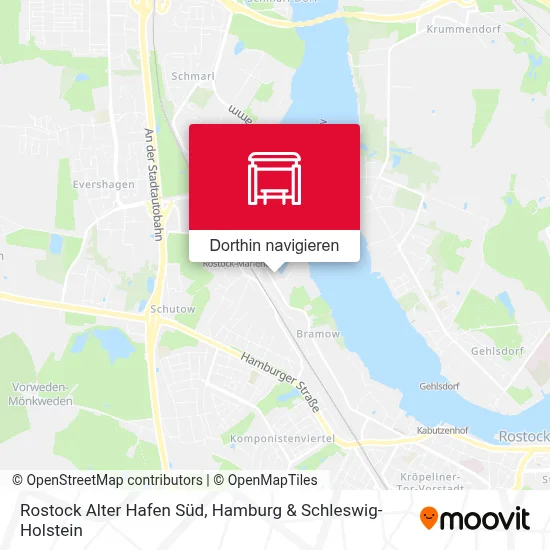 Rostock Alter Hafen Süd Karte