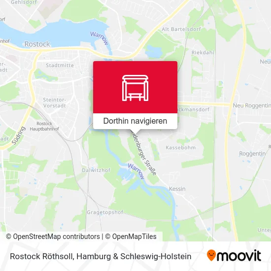 Rostock Röthsoll Karte
