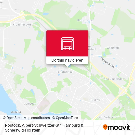 Rostock, Albert-Schweitzer-Str Karte