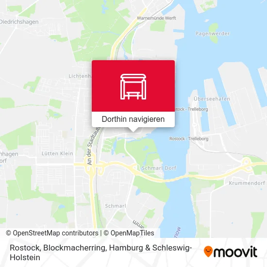 Rostock, Blockmacherring Karte