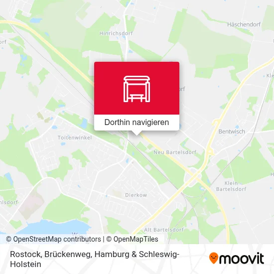 Rostock, Brückenweg Karte