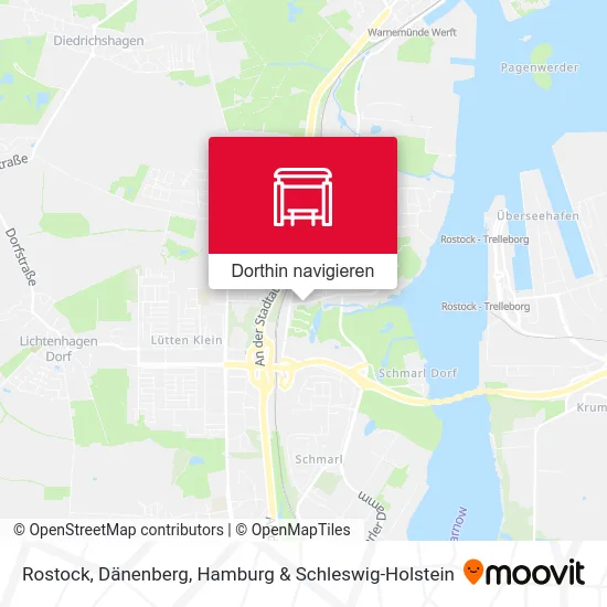 Rostock, Dänenberg Karte