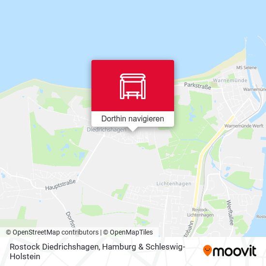 Rostock Diedrichshagen Karte