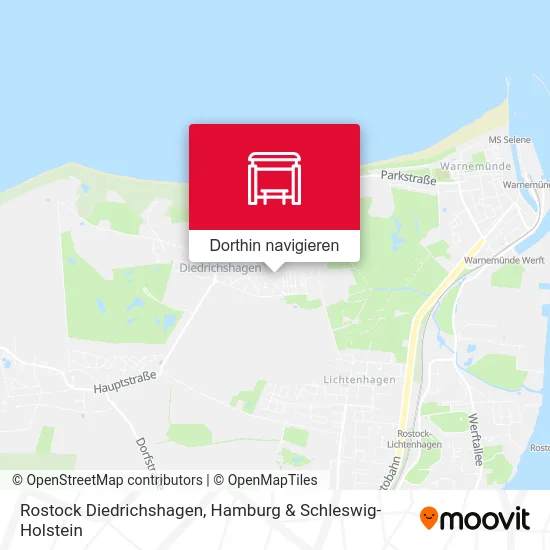 Rostock Diedrichshagen Karte