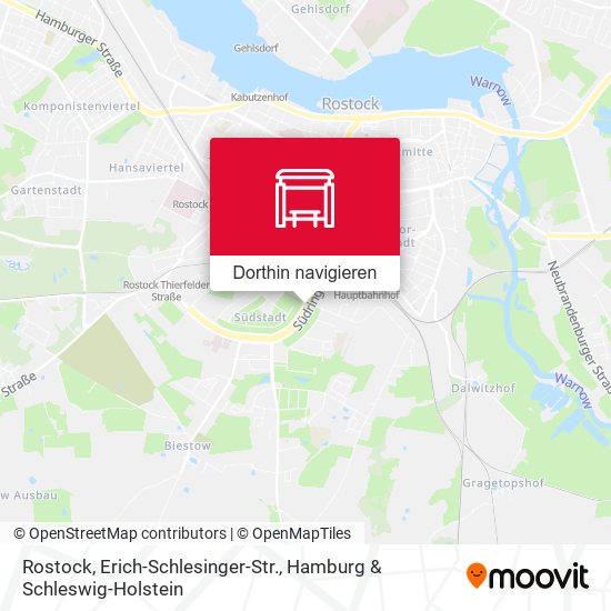 Rostock, Erich-Schlesinger-Str. Karte